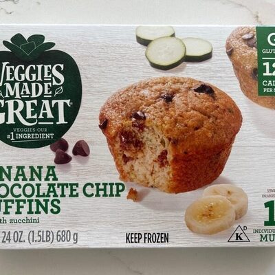 Banana Chocolate Chip Muffins, Banana Chocolate Chip
