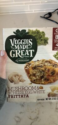 Mushroom & 3 Cheese Egg White Frittata