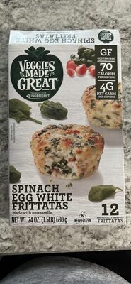 Spinach Egg White Frittatas, Spinach Egg White