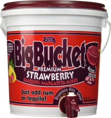 Big Bucket Strawberry Margarita Mixer, Strawberry