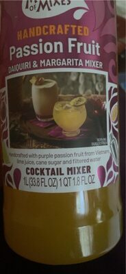 Handcrafted Passion Fruit Daiquiri & Margarita Cocktail Mixer, Passion Fruit