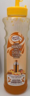Cocktail Essentials Infused Mango Simple With Premium Mangoes Syrup, Mango
