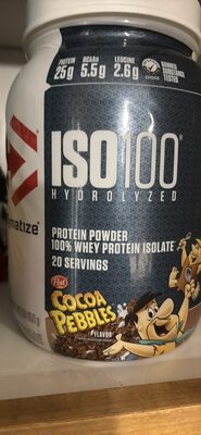 Cocoa Pebbles Flavored Iso100 Hydrolyzed Protein Powder, Cocoa Pebbles