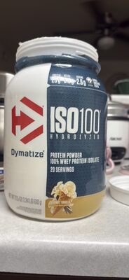 Gourmet Vanilla Flavored 100% Whey Protein Isolate Protein Powder, Gourmet Vanilla