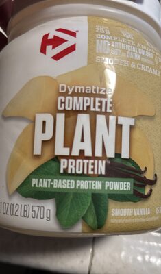 Complete Plant-Based 25G Protein Powder, Smooth Vanilla, Smooth Vanilla