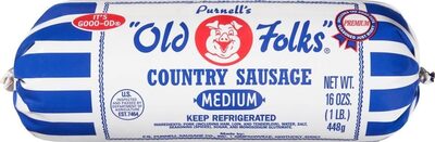 Medium Country Sausage, Medium