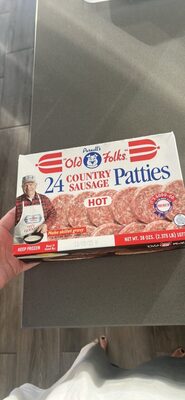 Hot Country Sausage Patties, Hot Country Sausage