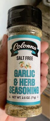 Salt Free Garlic & Herb Seasoning