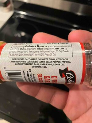 Citrus Garlic Seasoning, Citrus Garlic