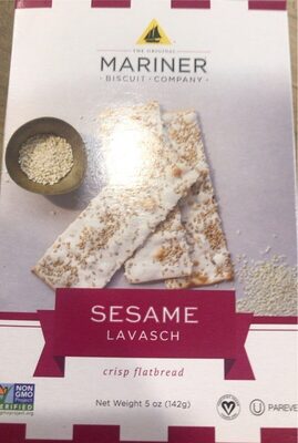 Sesame Lavasch Crisp Flatbread, Sesame