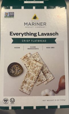 Everything Lavasch Crisp Flatbread, Everything