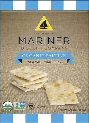 Sea Salt Organic Saltine Crackers, Sea Salt