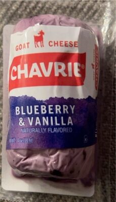 Blueberry & Vanilla Goat Cheese, Blueberry & Vanilla