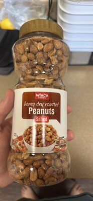 Winco Foods, Honey Dry Roasted Peanuts, Salted, Salted