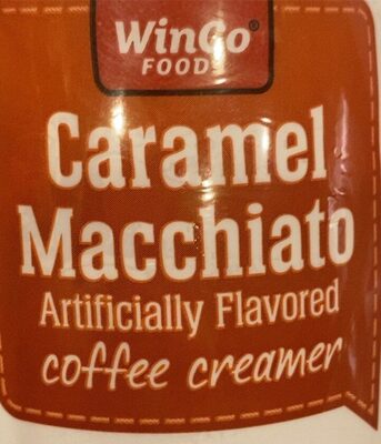 Caramel Macchiato Flavored Coffee Creamer, Caramel Macchiato