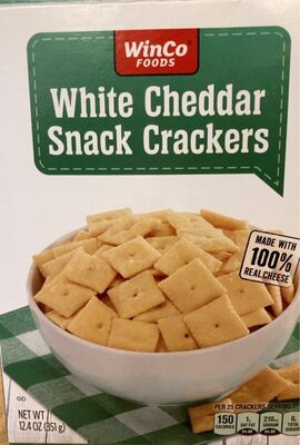 White Cheddar Snack Crackers, White Cheddar