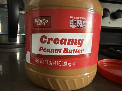 Winco Foods, Creamy Peanut Butter
