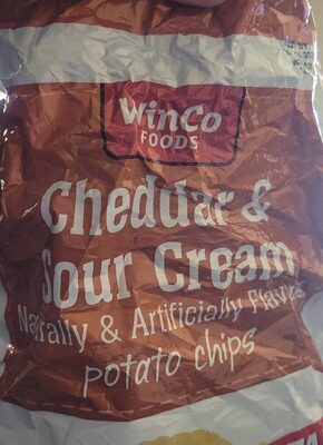 Cheddar & Sour Cream Potato Chips, Cheddar & Sour Cream