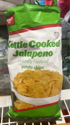 Jalapeno Kettle Cooked Potato Chips, Jalapeno