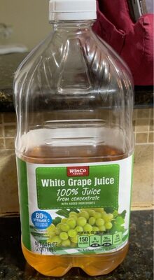 White Grape 100% Juice From Concentrate, White Grape