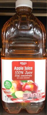 100% Apple Juice From Concentrate, Apple