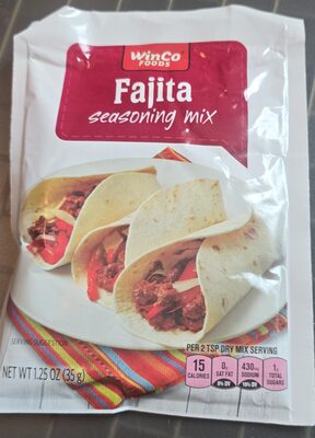Winco Foods, Fajita Seasoning Mix