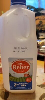 2% Reduced Fat Milk