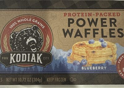 Blueberry Power Waffles, Blueberry