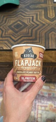Chocolate Peanut Butter Flapjack Power Cup, Chocolate Peanut Butter