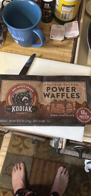 Dark Chocolate Power Waffles, Dark Chocolate