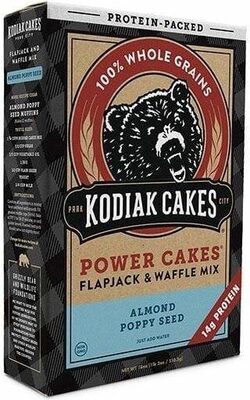 Almond Poppy Seed Power Cakes Flapjack & Waffle Mix, Almond Poppy Seed
