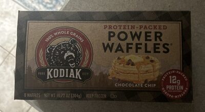 Chocolate Chip Power Waffles, Chocolate Chip