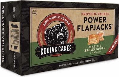 Maple & Brown Sugar Protein - Rich Power Flapjacks, Maple & Brown Sugar