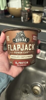 Chocolate Chip & Maple Flapjack Power Cup, Chocolate Chip & Maple