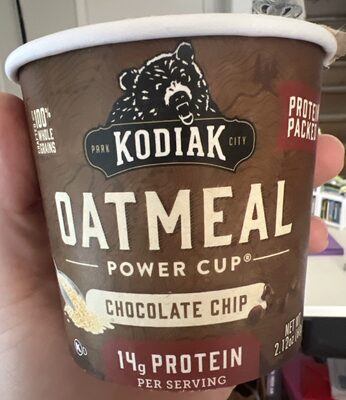 Chocolate Chip Oatmeal Power Cup, Chocolate Chip