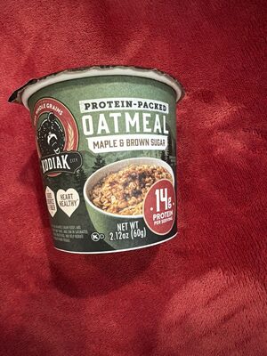 Maple & Brown Sugar Oatmeal Power Cup, Maple & Brown Sugar