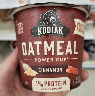 Cinnamon Oatmeal Power Cup, Cinnamon