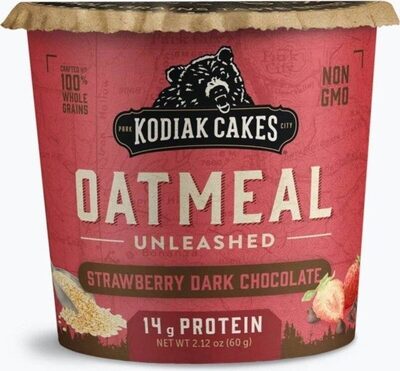 Strawberry Dark Chocolate Power Cup Oatmeal, Strawberry Dark Chocolate