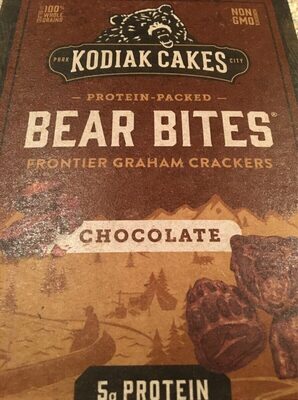 Chocolate Bear Bites Baked Graham Crackers, Chocolate