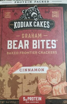 Cinnamon Bear Bites Baked Graham Crackers, Cinnamon