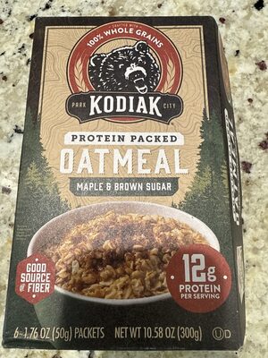 Maple & Brown Sugar Oatmeal, Maple & Brown Sugar