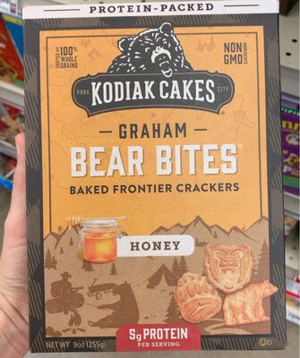 Honey Bear Bites Baked Frontier Graham Crackers, Honey