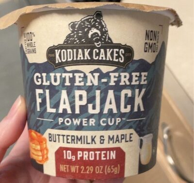 Buttermilk & Maple Power Cup Gluten-Free Flapjack, Buttermilk & Maple