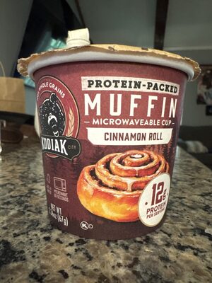 Cinnamon Roll Muffin Power Cup, Cinnamon Roll