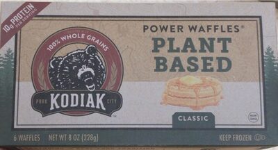 Classic Plant Based Power Waffles, Classic