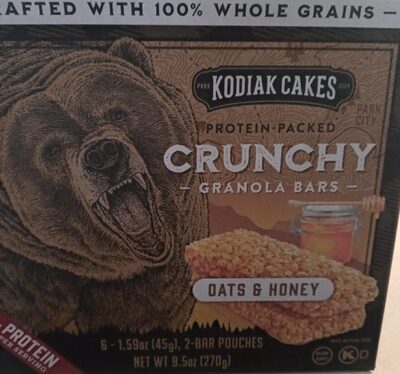Oats & Honey Crunchy Granola Bars, Oats & Honey
