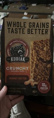 Peanut Butter Crunchy Granola Bars, Peanut Butter