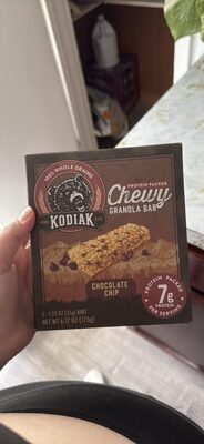 Chocolate Chip Chewy Granola Bars, Chocolate Chip