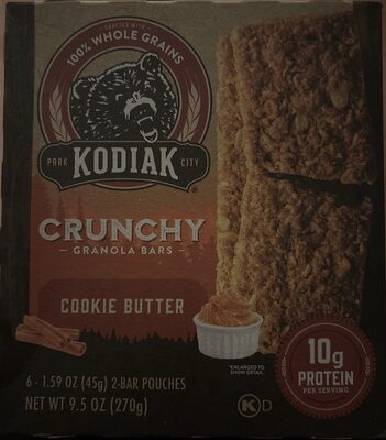 Cookie Butter Crunchy Granola Bars, Cookie Butter