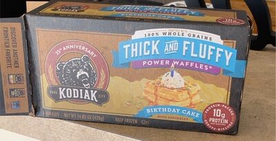 Birthday Cake Power Waffles With Sprinkles, Birthday Cake